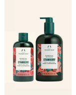 Braškių dušo želė