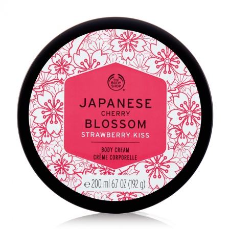Japanese Cherry Blossom Strawberry Kiss kūno kremas