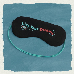 Miego akiniai “Live your dreams”