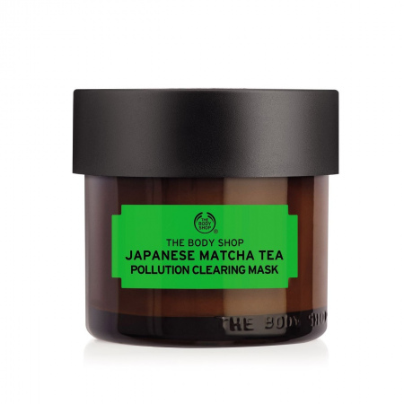 Japoniškos žaliosios matcha arbatos taršos poveikį mažinanti veido kaukė