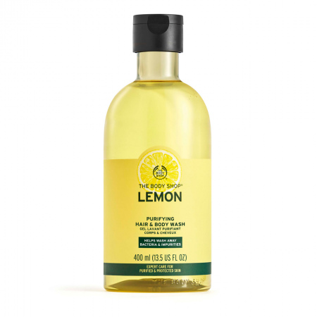 Гель очищающий для волос и тела «Свежий лимон»