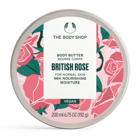 Britiškų rožių kūno sviestas